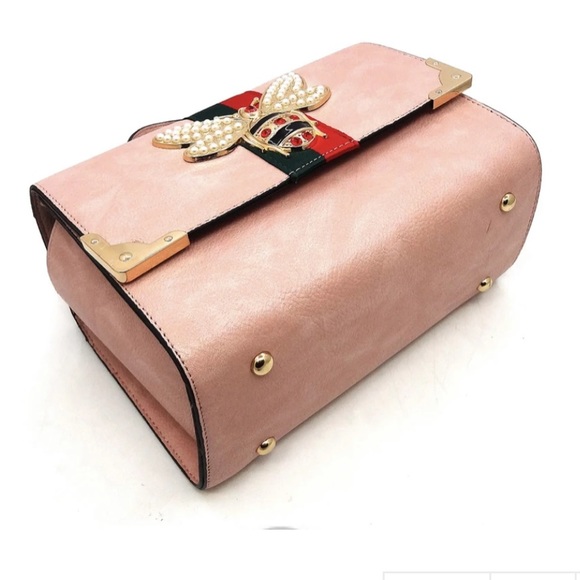 Queen Bee Satchel Crossbody Bag With Matching Wallet. NEW - Picture 3 of 5